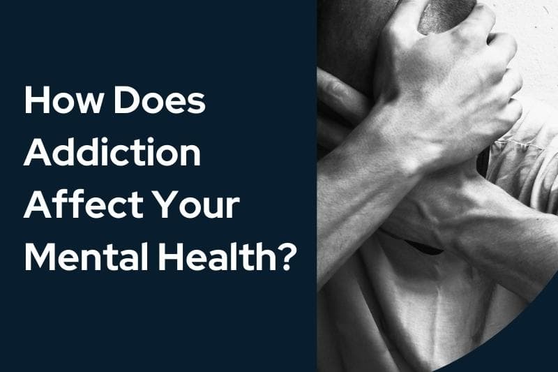 what is different between addiction and mental health