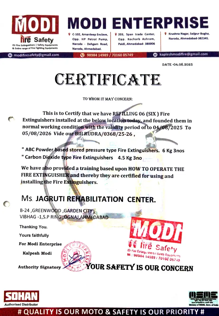 Fire Safety Certificate
