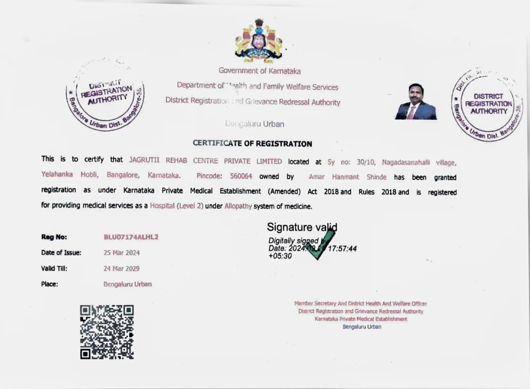 Certificate of Registration - Karnataka Private Medical Establishment