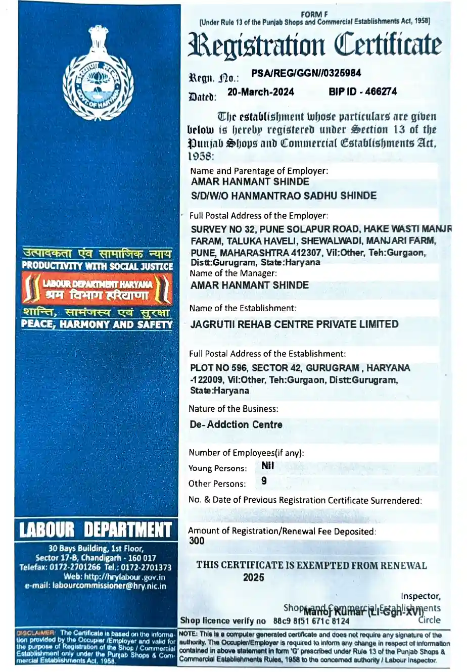 Shops & Commercial Establishment Registration