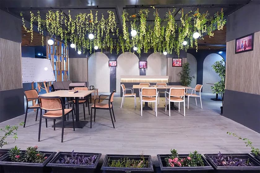 Common area at nashik rehab center